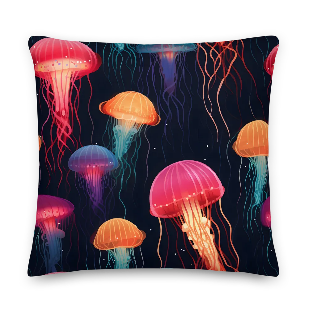 Ethereal Dance of Jellyfish | Pillow & Pillow Case | Multiple Sizes