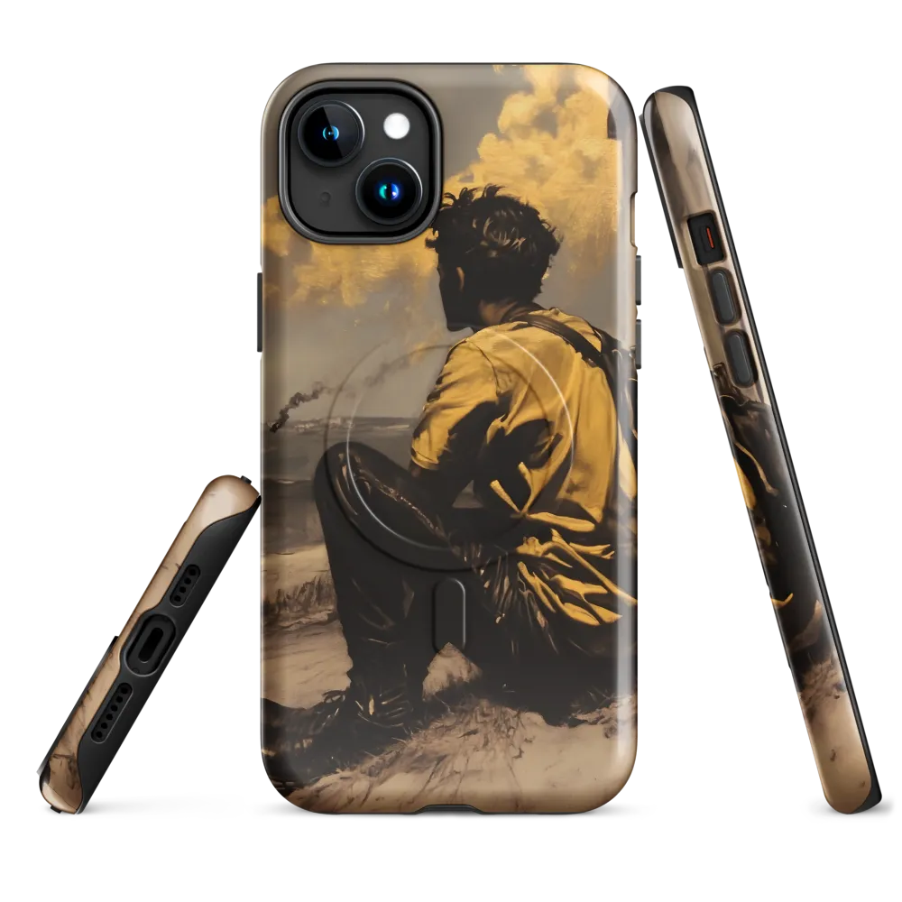 Reflections by the Shore | Phone Case |  15 Plus | MagSafe® Tough Case | Glossy