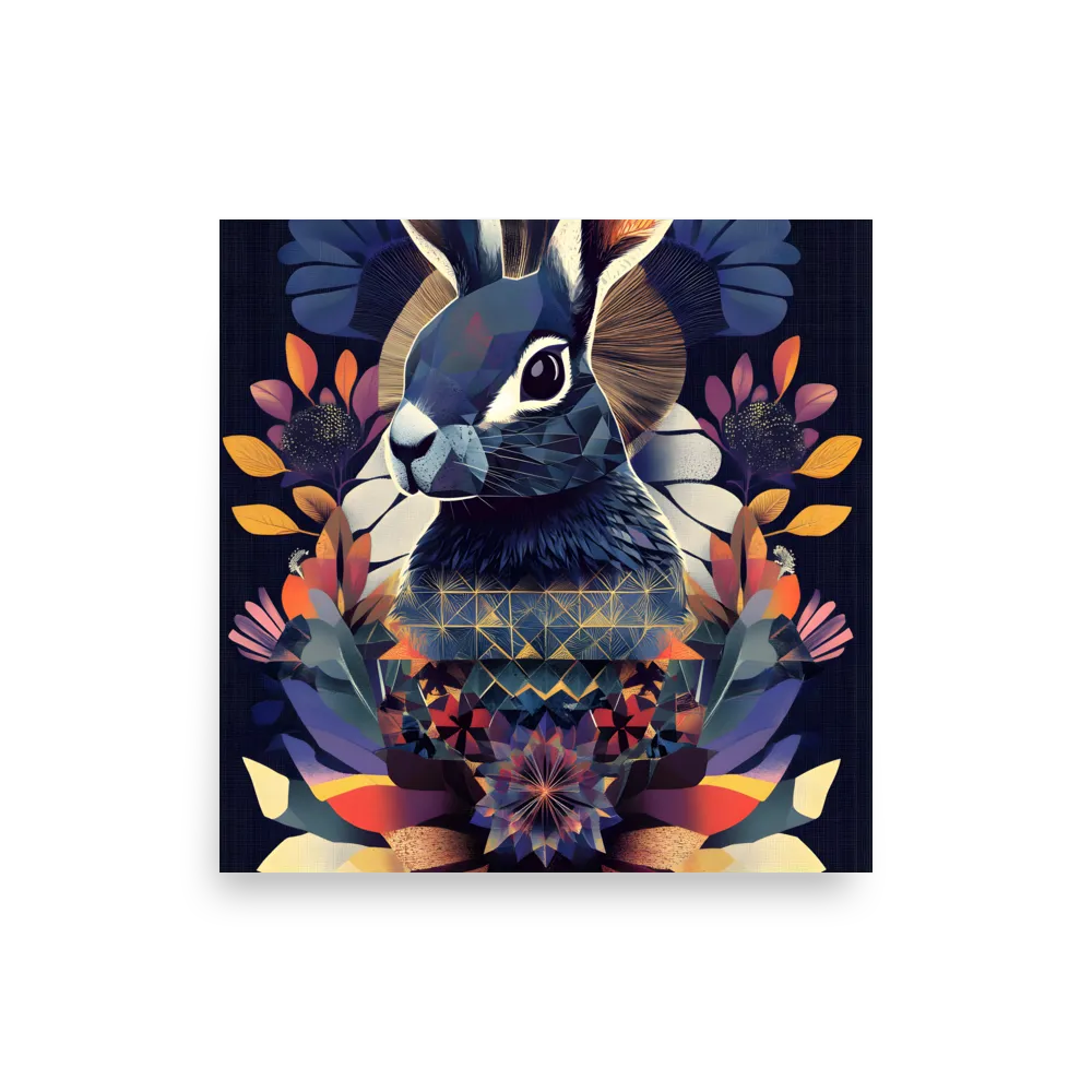 Ethereal Bunny: A Geometric Wonderland