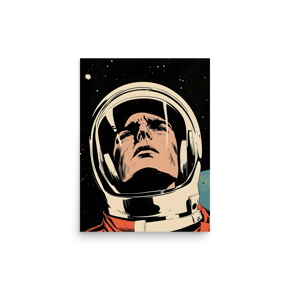 Gaze of the Astronaut | Poster | 12″×16″