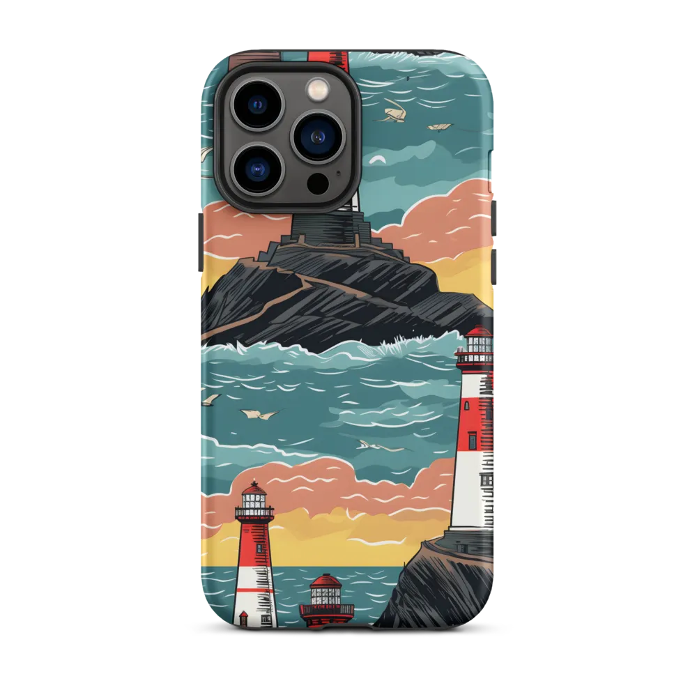 Lighthouses in a Whimsical Ocean
