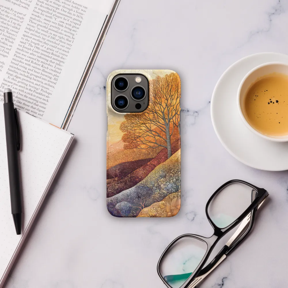 Amber Canopy on Patterned Hills