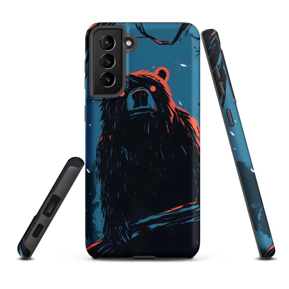 Eerie Majesty: A Bear in the Night