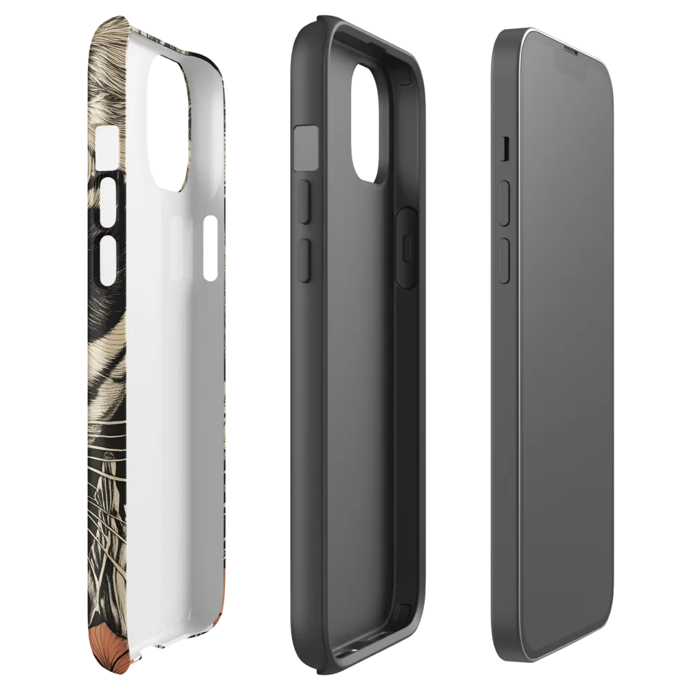 Feline Majesty: The Human-Leopard Connection | Phone Case |  14 Plus | Tough Case | Glossy
