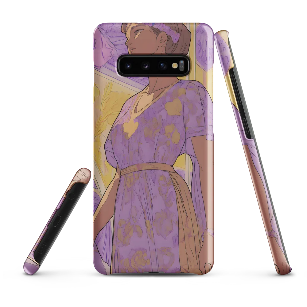 Elegance in Floral Harmony | Phone Case |  S10 Plus | Snap Case | Matte