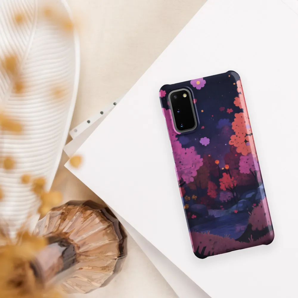 Whispers of Spring: A Serene Landscape | Phone Case |  S20 | Snap Case | Matte