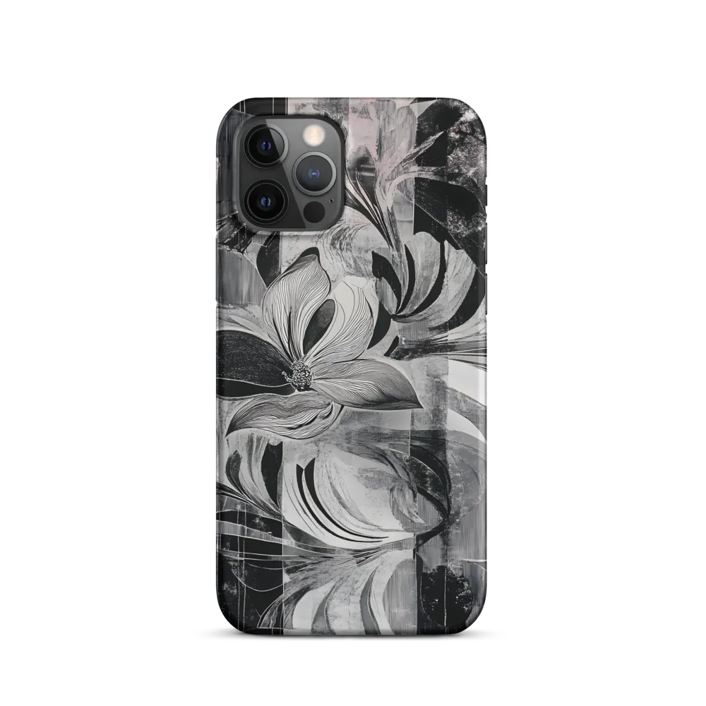 Floral Fusion in Monochrome