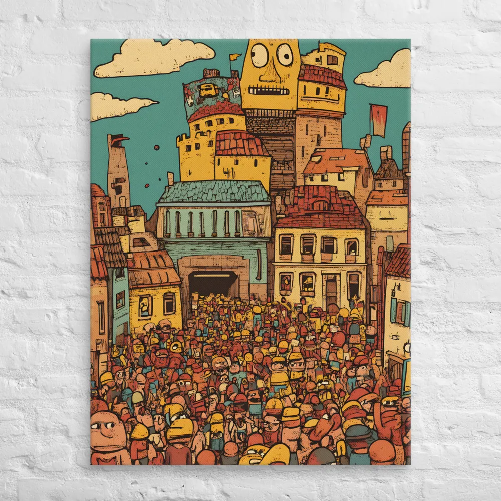 The Quirky City Gathering | Canvas | 30″×40″