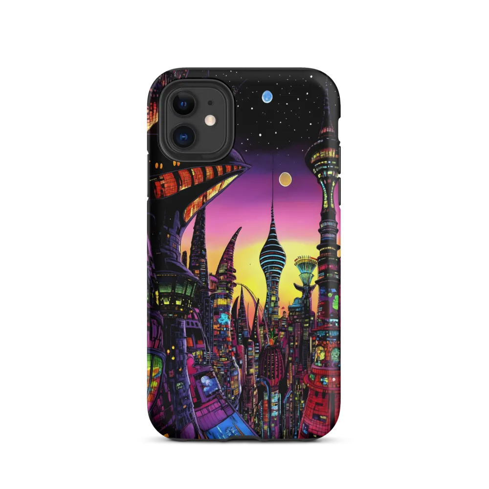 Futuristic Cityscape at Dusk