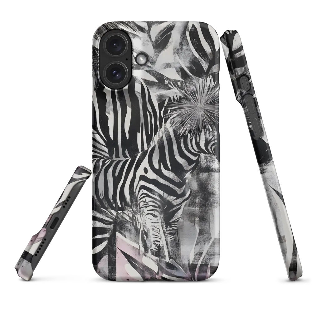 Zebra in the Jungle of Illusions | Phone Case |  16 Plus | Snap Case | Matte