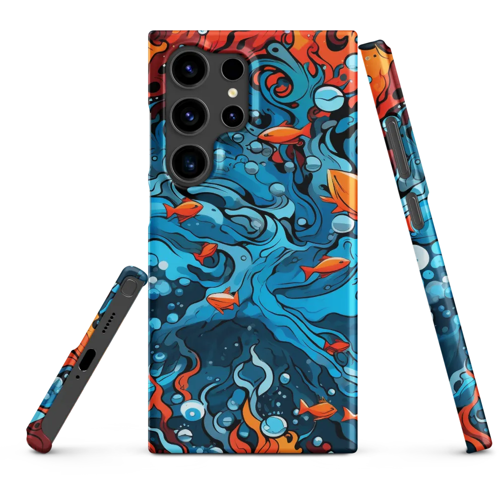 Fluid Harmony: Ocean and Flames