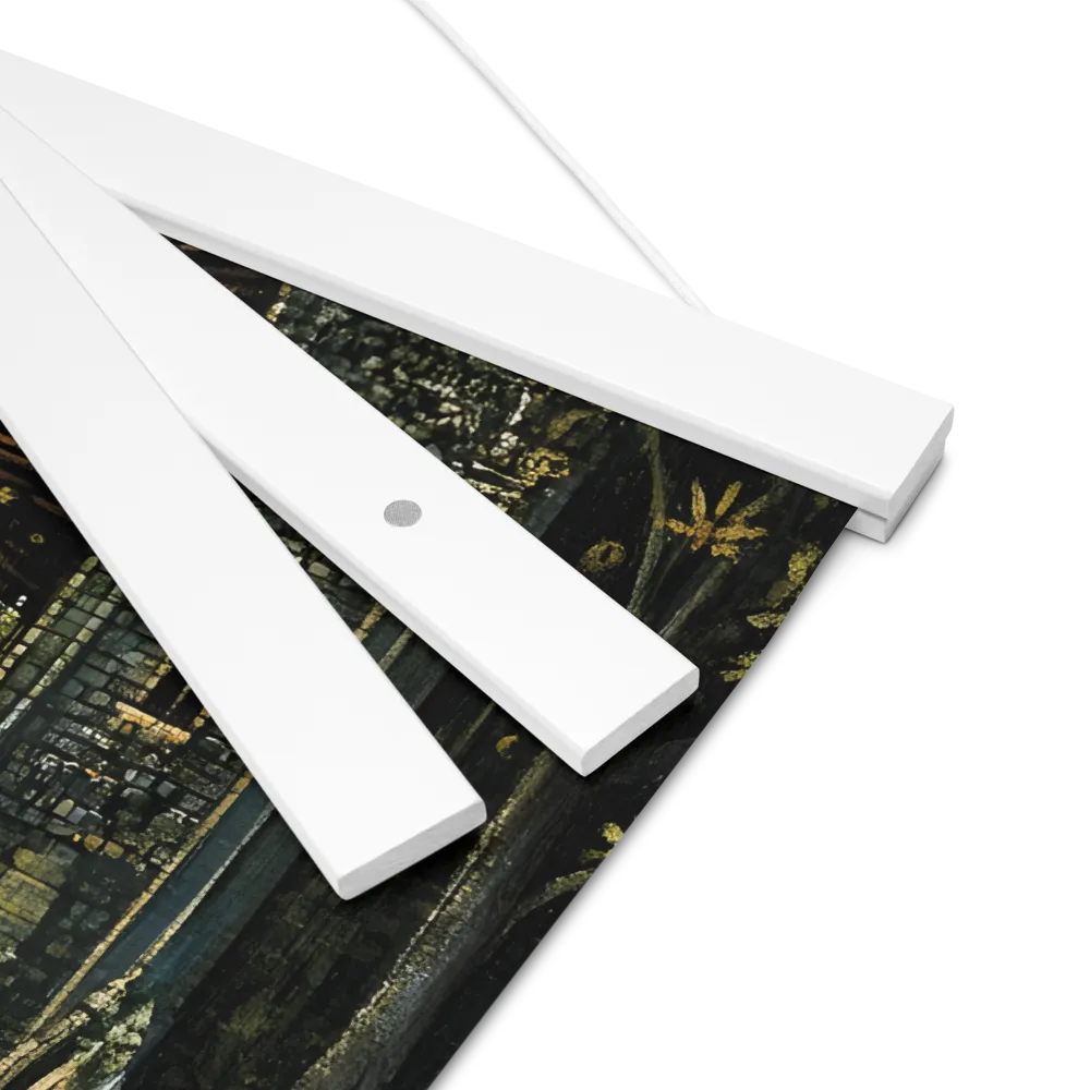 Nature’s Embrace: The Infinite Connection | Poster With White Wood Hanger | 16″×16″