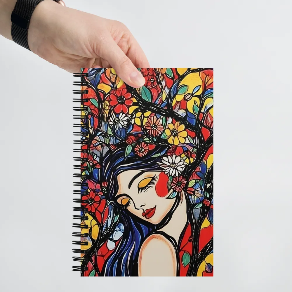 Harmony in Bloom | Spiral Notebook