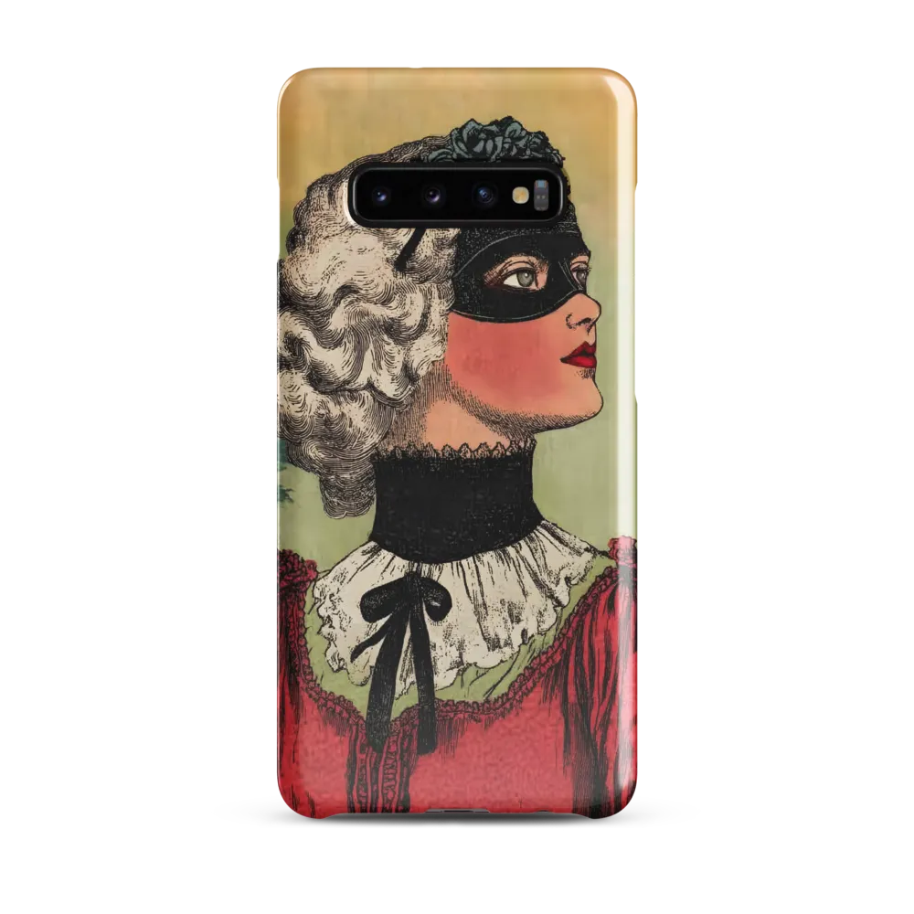 Masked Elegance | Phone Case |  S10 Plus | Snap Case | Glossy