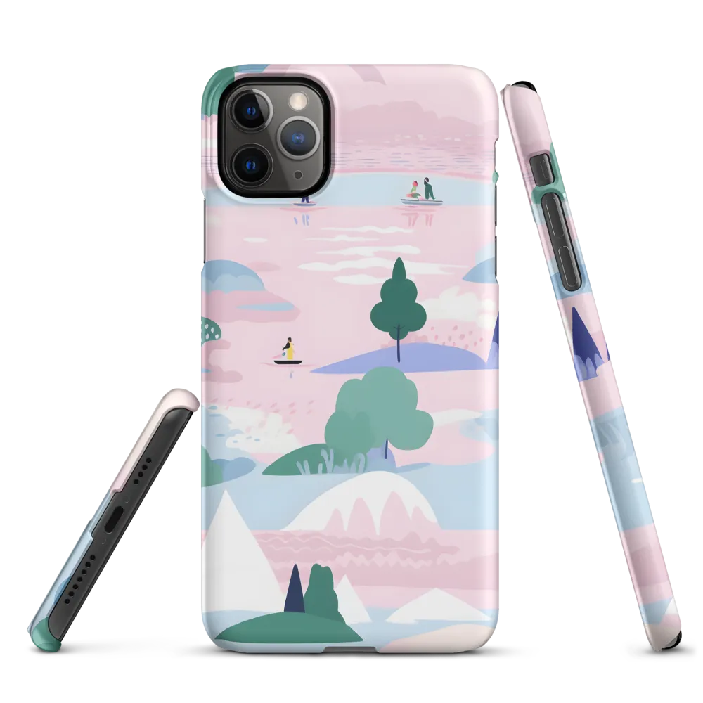 Whimsical Reflections: A Journey Through Landscapes | Phone Case |  11 Pro Max | Snap Case | Matte