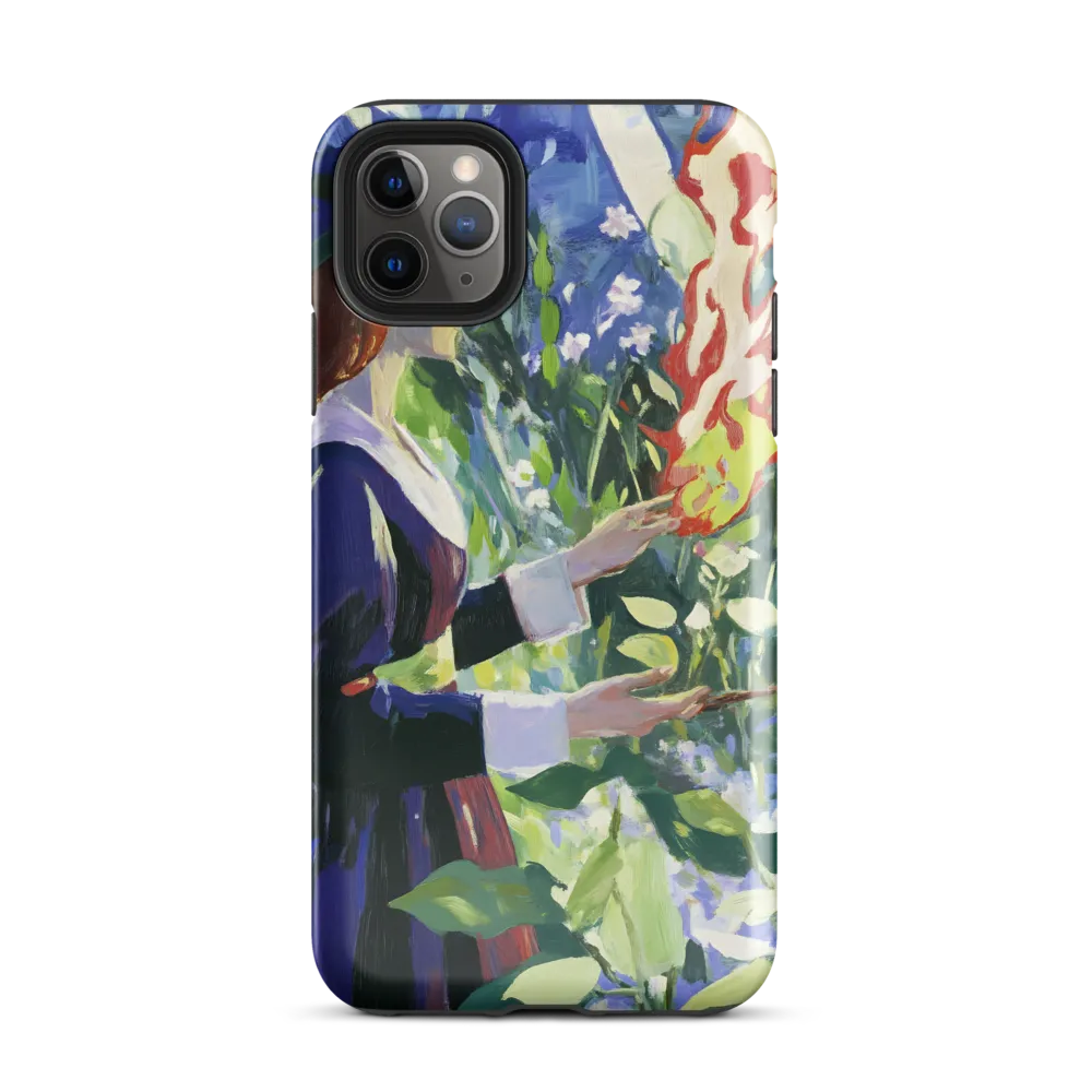 Enchanting Flames: A Dance with Nature | Phone Case |  11 Pro Max | Tough Case | Glossy