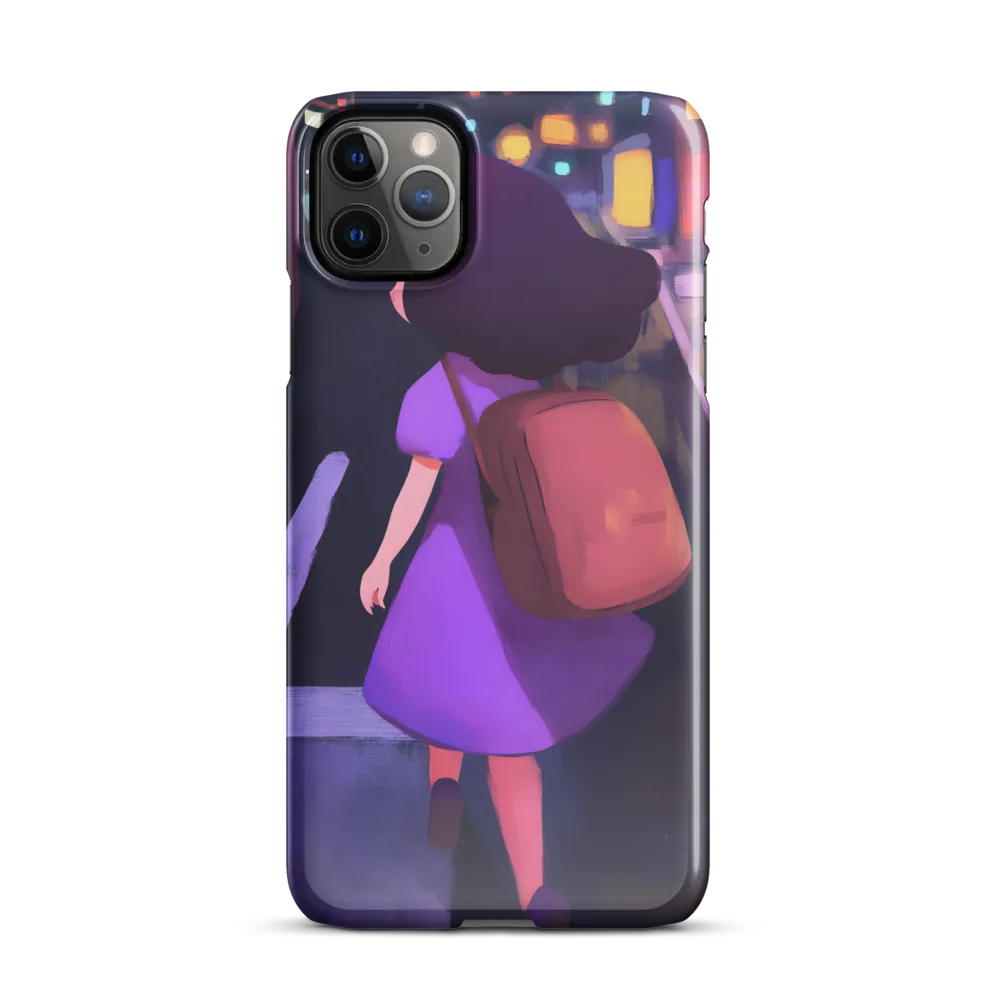 Wandering Through Neon Dreams | Phone Case |  11 Pro Max | Snap Case | Glossy