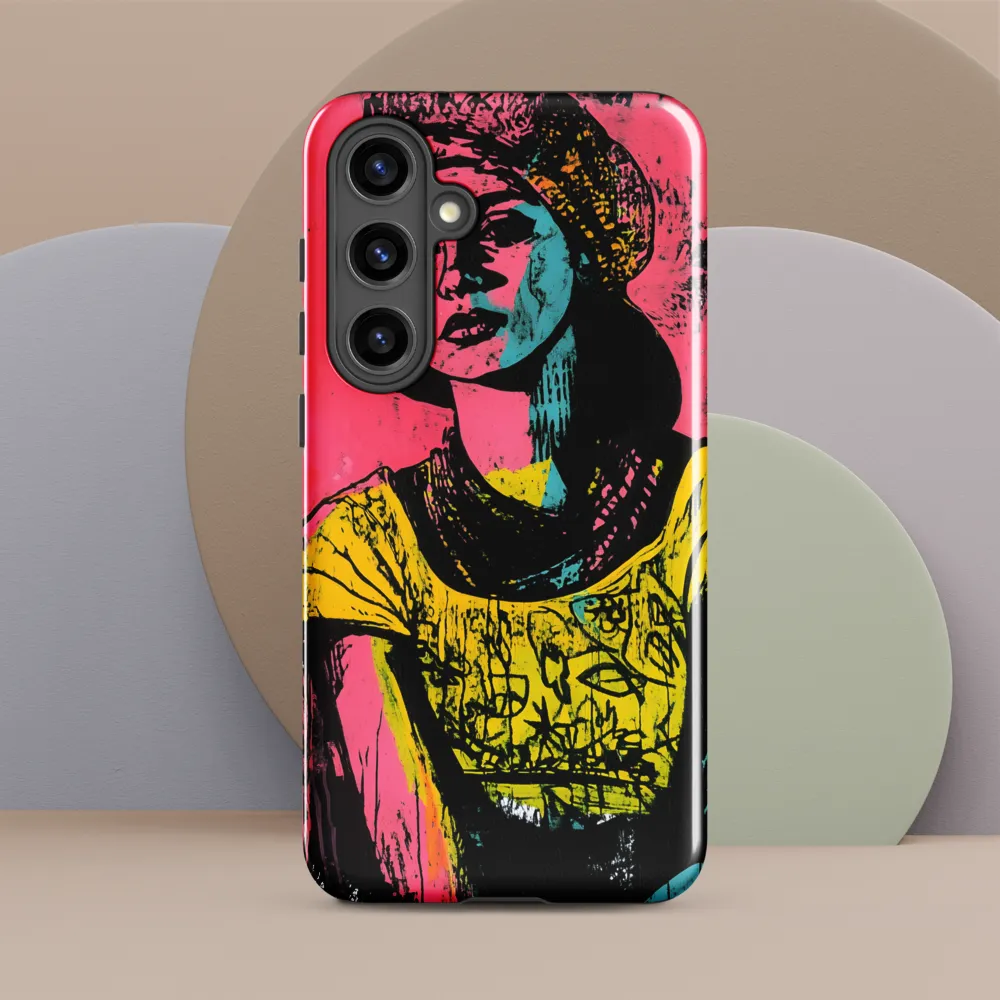 Urban Elegance: A Graffiti Portrait