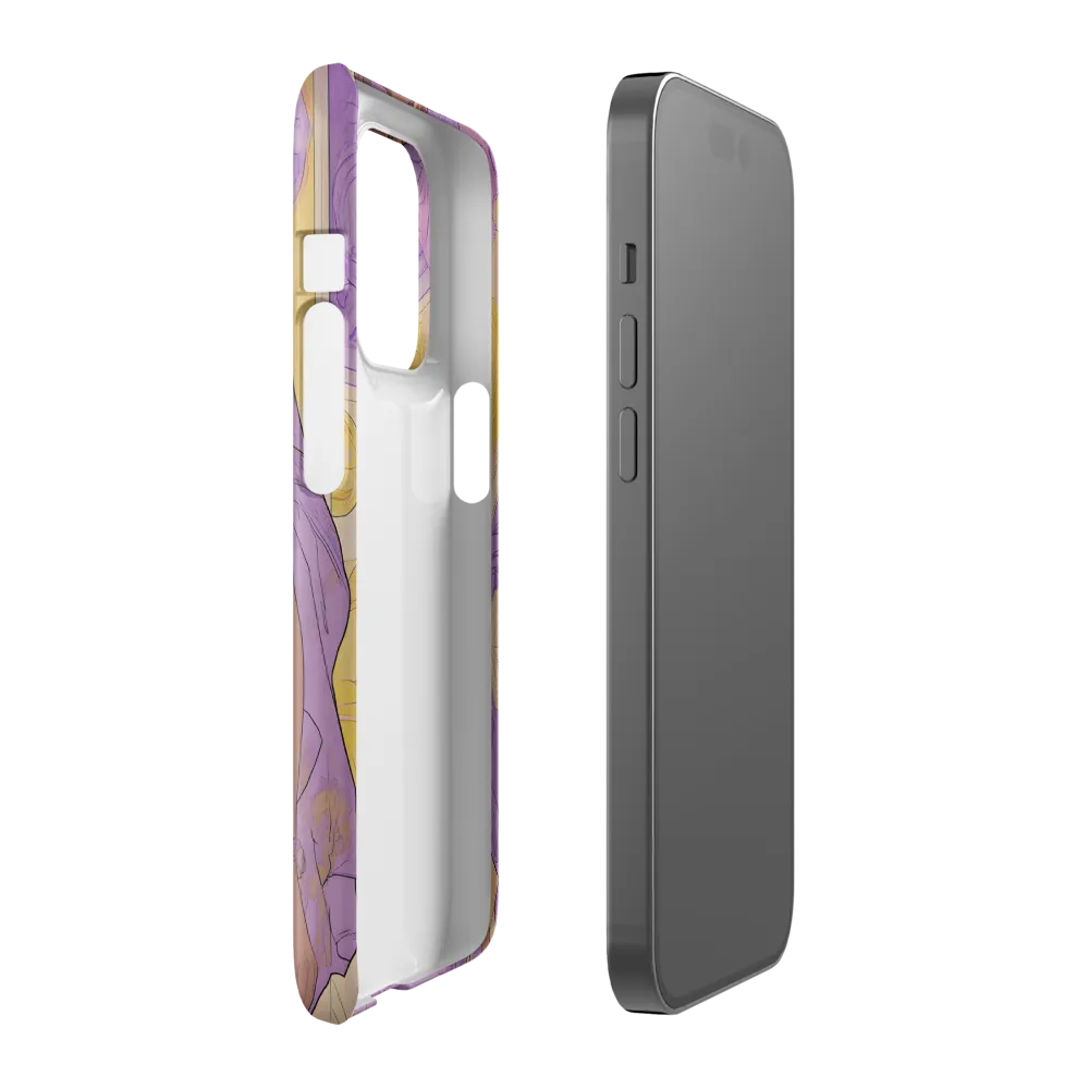 Elegance in Floral Harmony | Phone Case |  14 Pro | Snap Case | Glossy