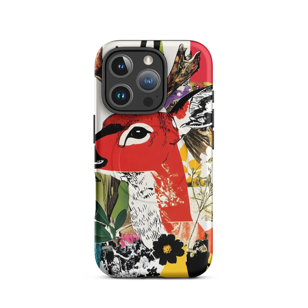 Vibrant Harmony: The Deer in Nature | Phone Case |  16 Pro | MagSafe® Tough Case | Matte