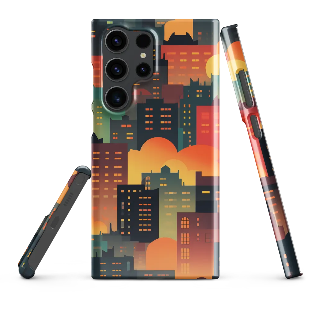 Twilight in the Concrete Jungle | Phone Case |  S23 Ultra | Snap Case | Glossy