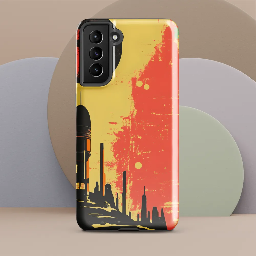 Journey to the Stars: A Retro-Futuristic Landscape