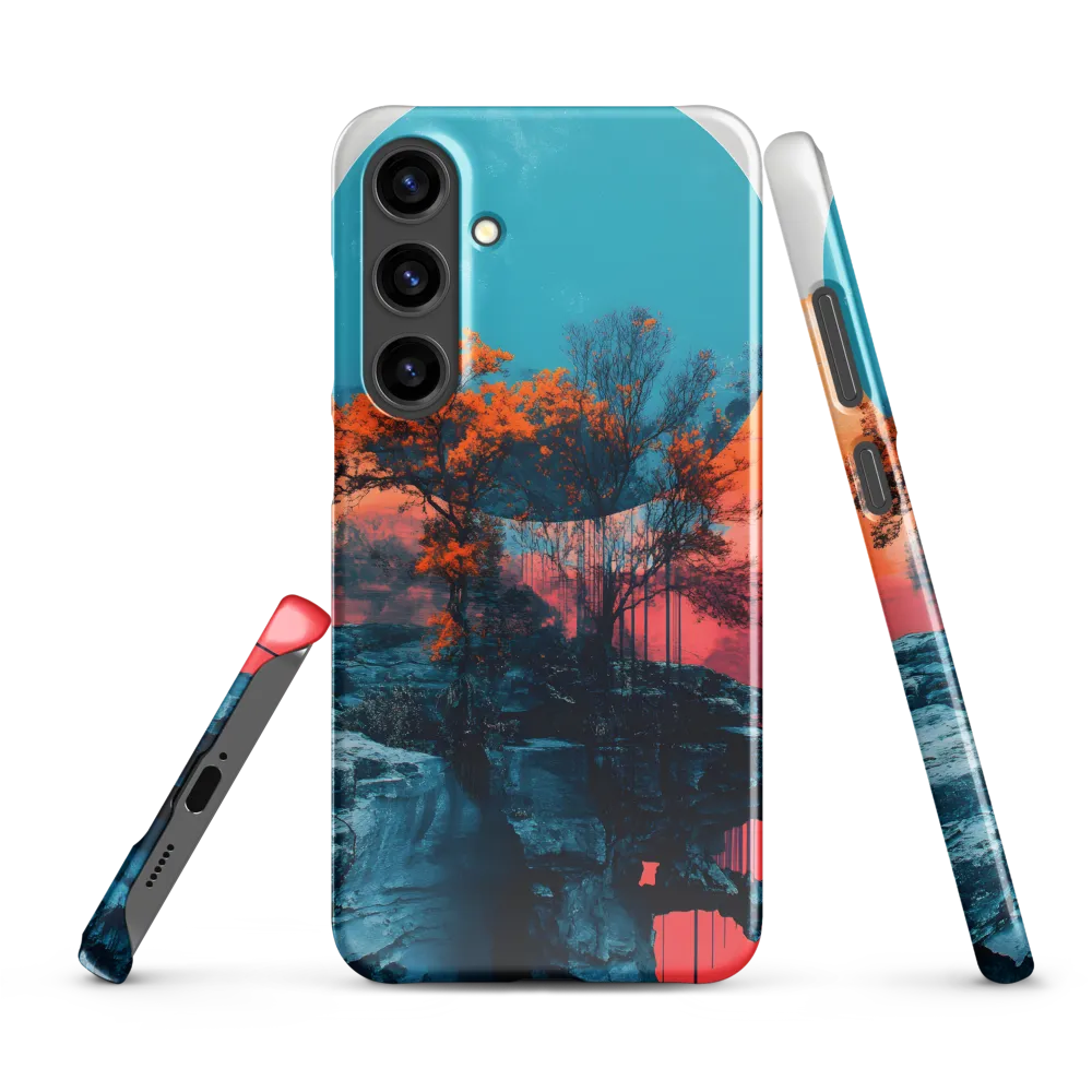Ethereal Landscapes: A Dance of Color and Form | Phone Case |  S24 Plus | Snap Case | Glossy