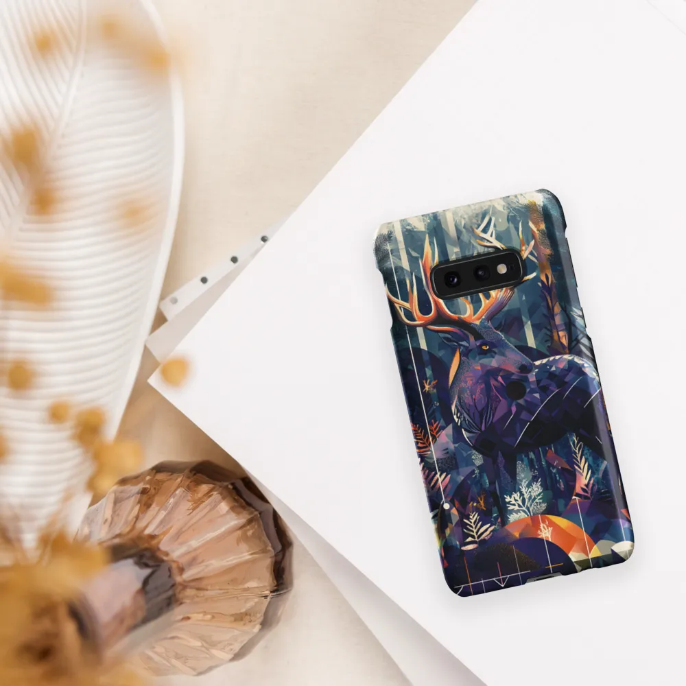 Majestic Serenity: A Geometric Forest Encounter