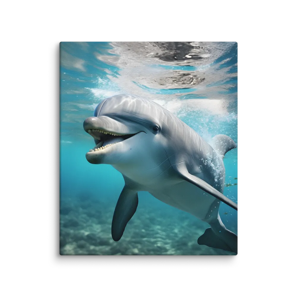 Joyful Marine Grace | Canvas | 20″×24″