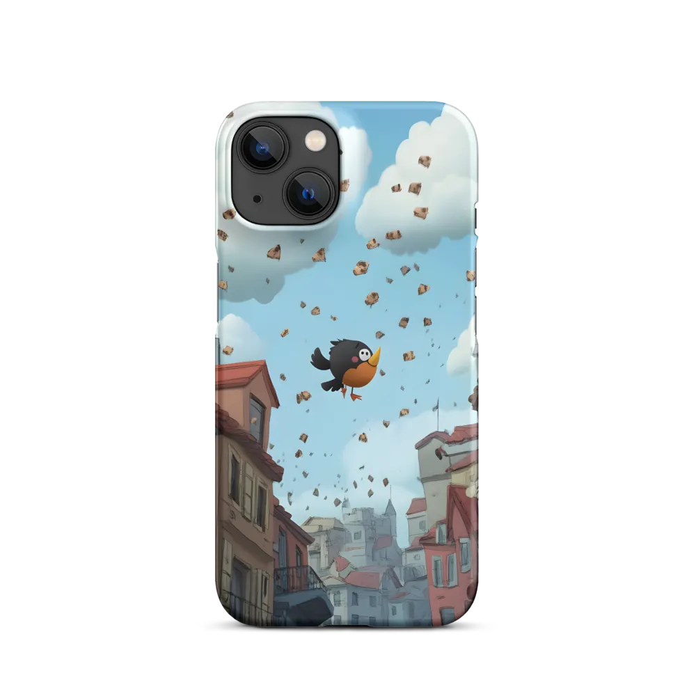 A Whimsical Flight Through Bread and Sky