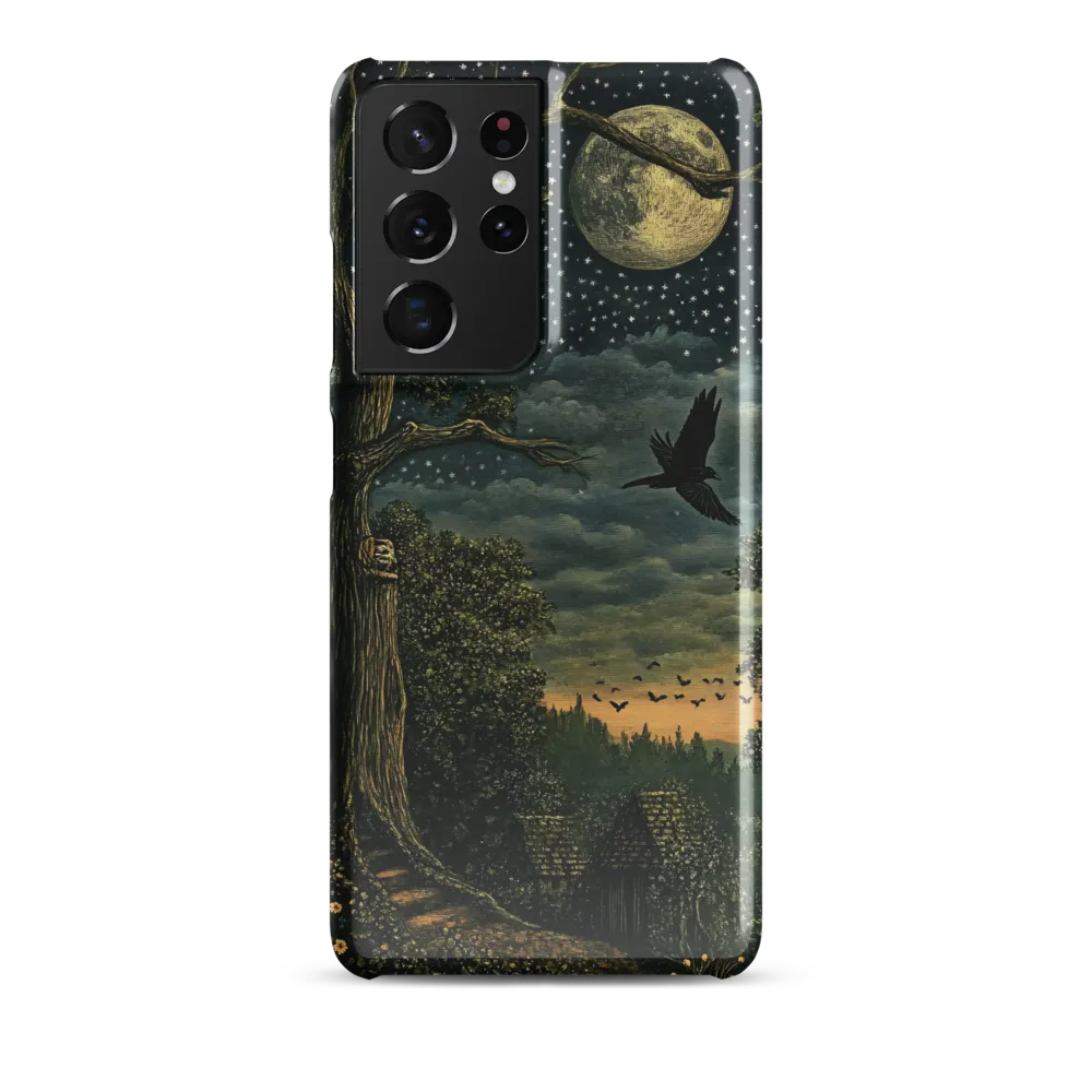 Mystical Nightscape Under the Full Moon | Phone Case |  S21 Ultra | Snap Case | Glossy