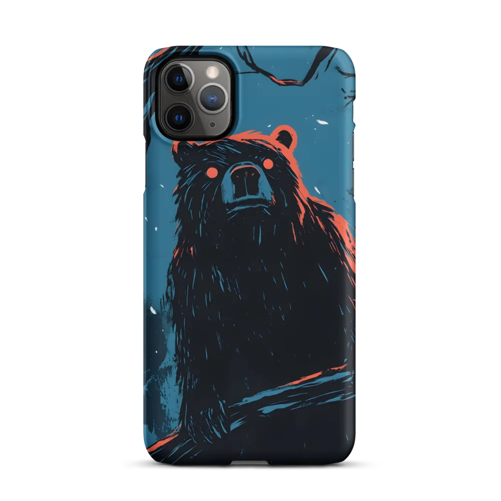Eerie Majesty: A Bear in the Night