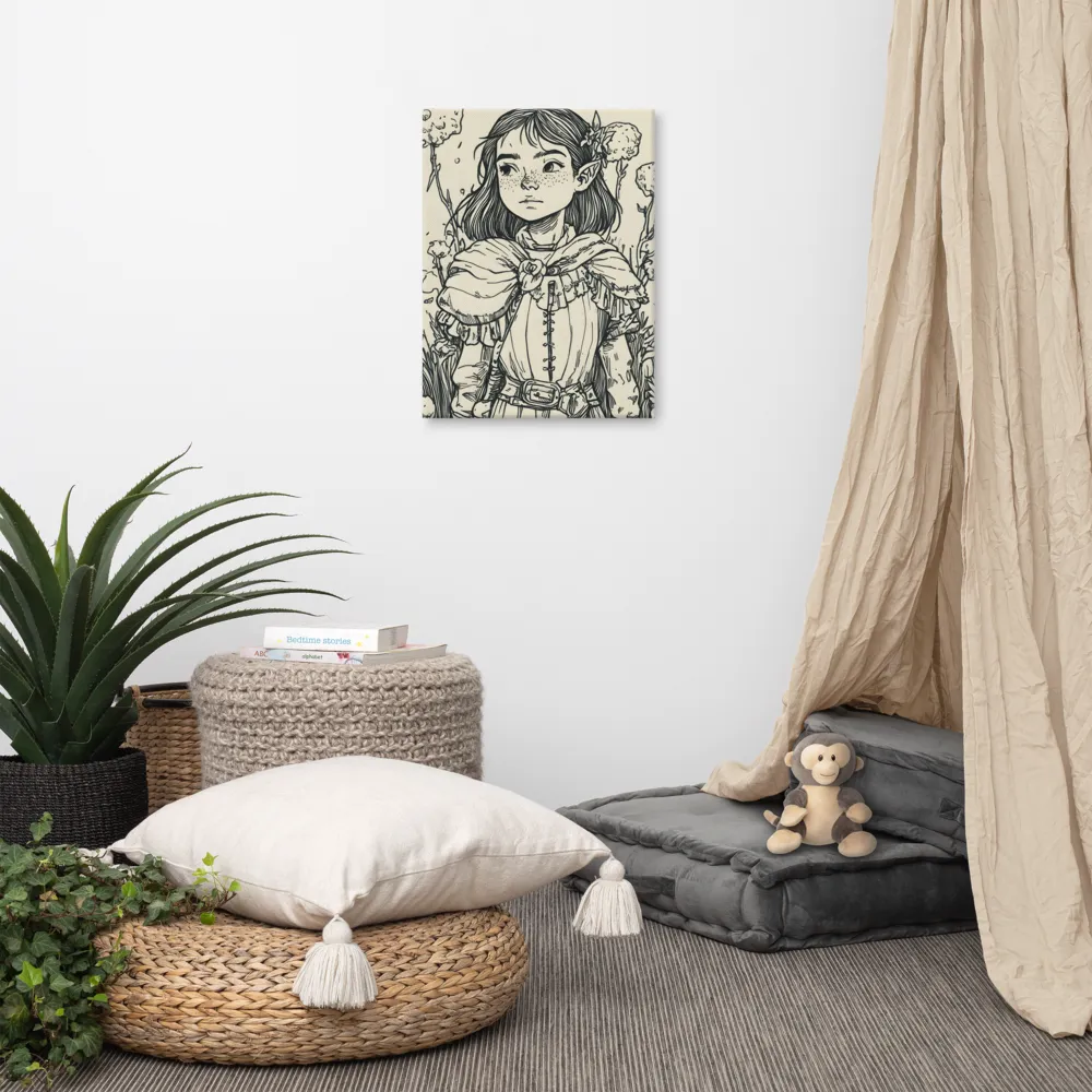 A Young Guardian of Nature | Canvas | 18″×24″