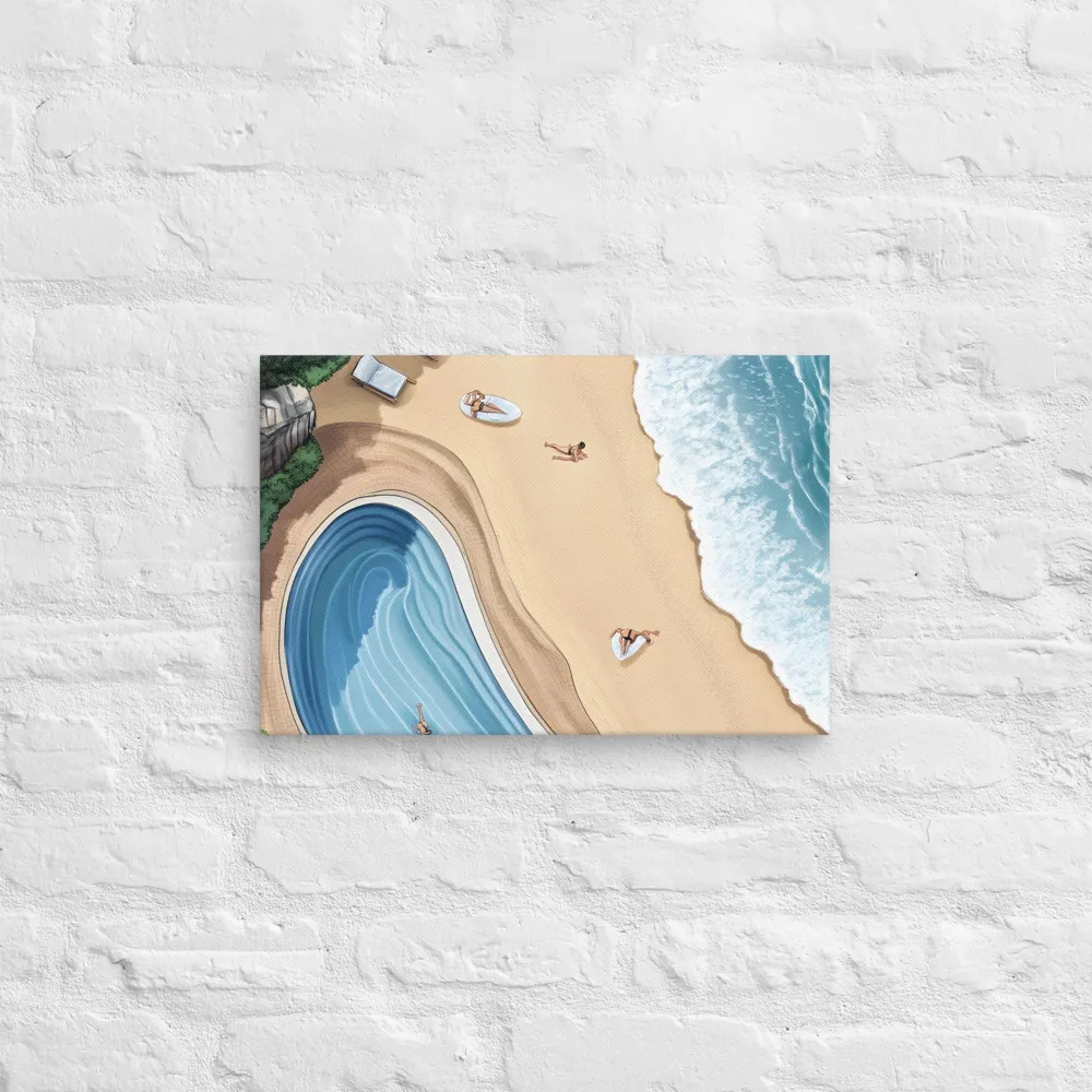Serenity by the Shore | Canvas | 12″×18″