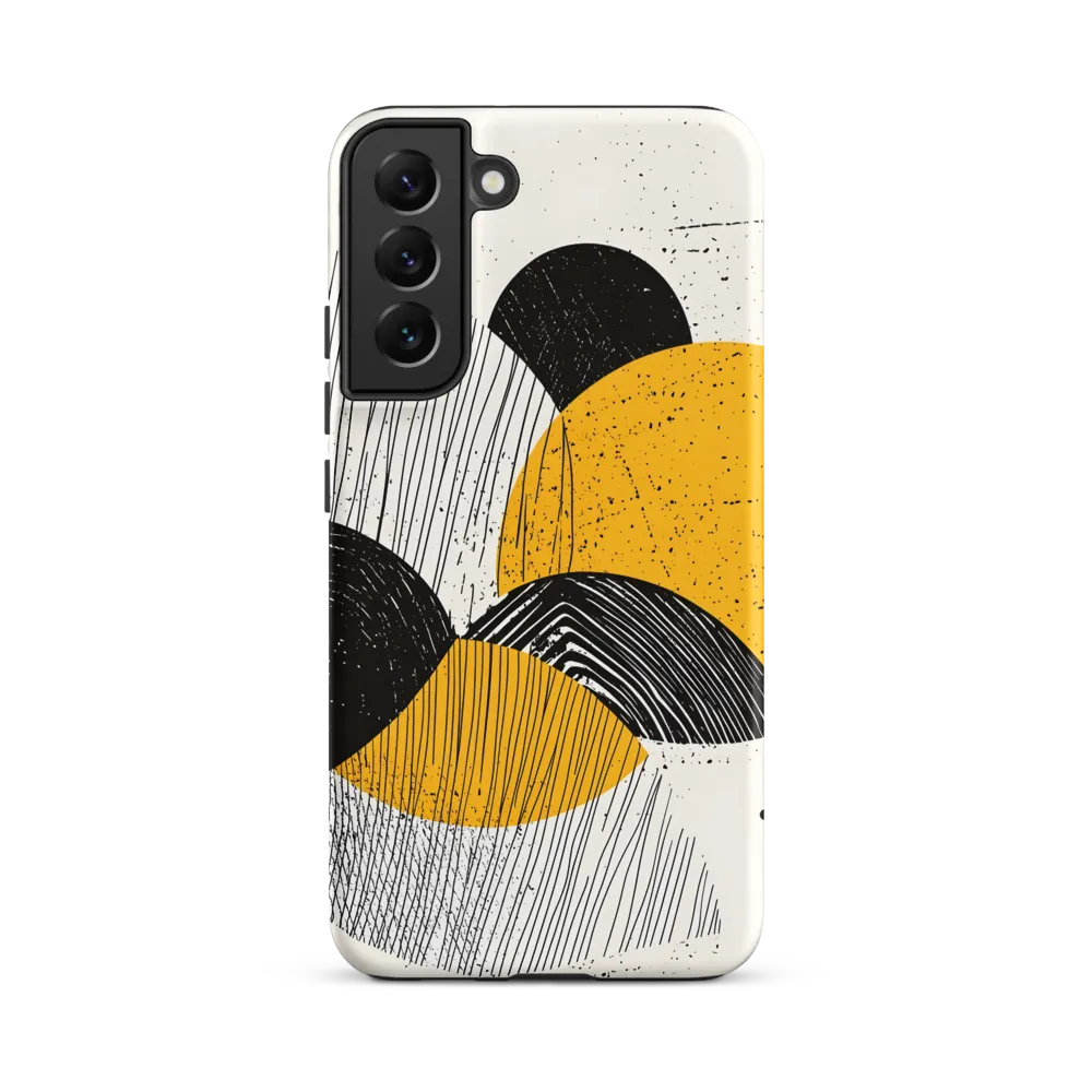 Dynamic Harmony in Black and Yellow