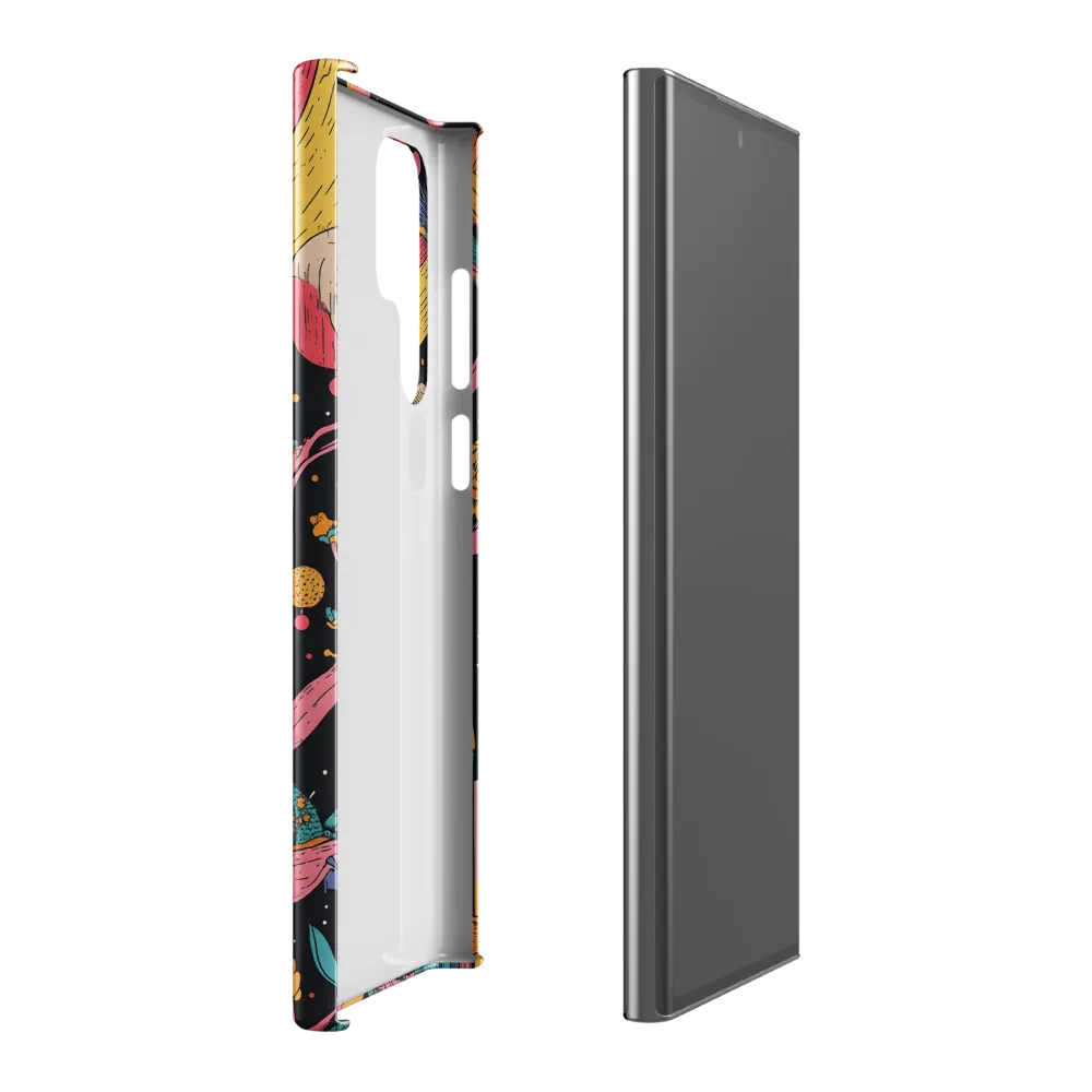 Whimsical Cosmic Owl | Phone Case |  S22 Ultra | Snap Case | Glossy