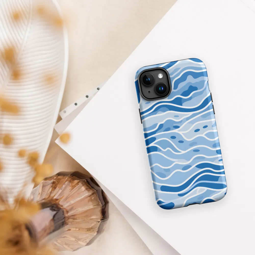 Fluid Harmony | Phone Case |  15 Plus | Tough Case | Matte