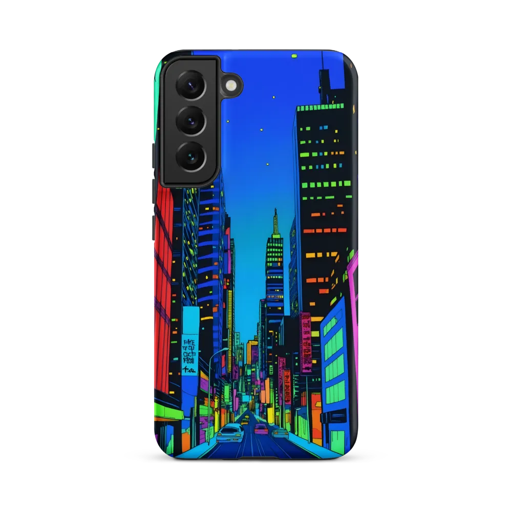 Neon Dreamscape: A Futuristic City at Dusk