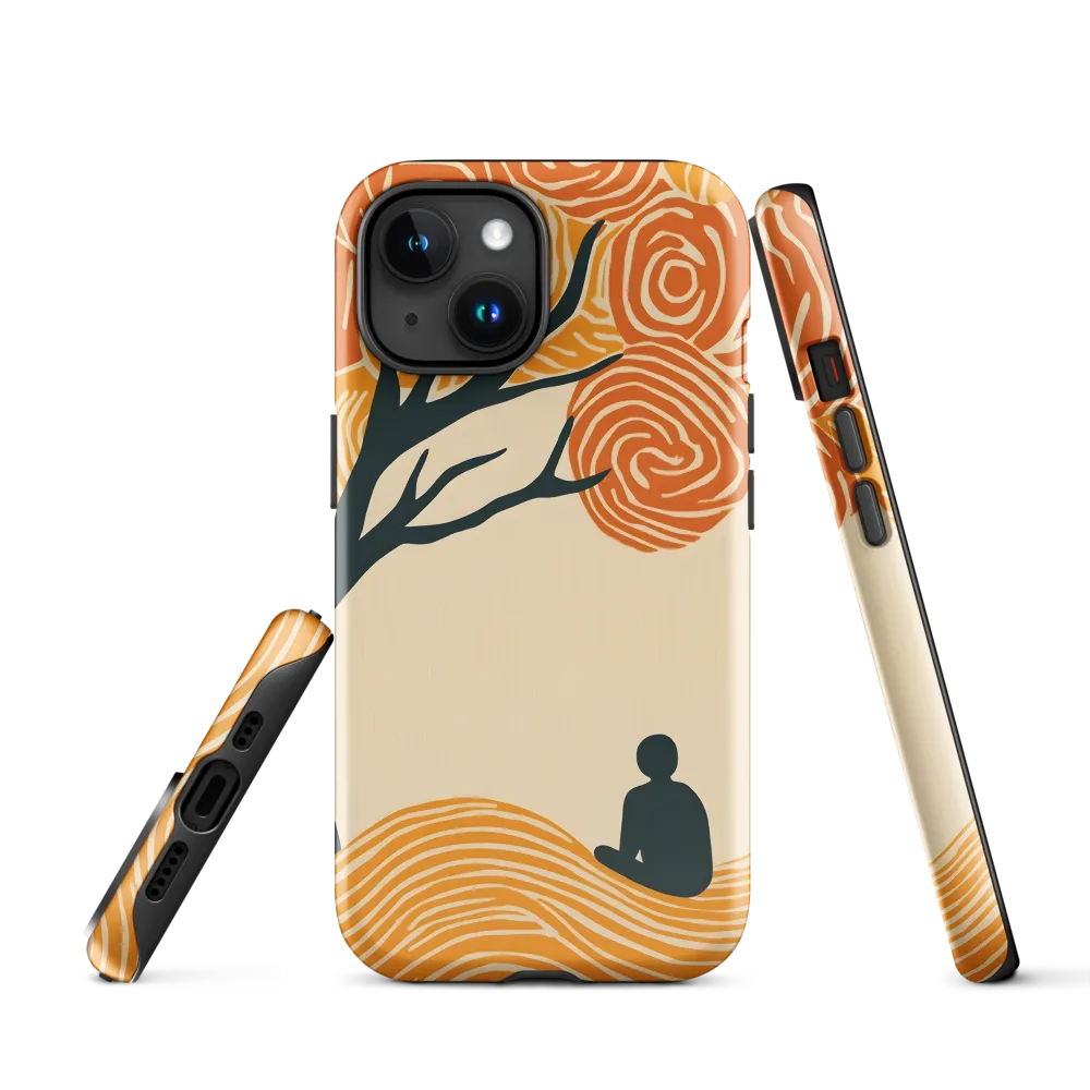 Silent Reflections under Swirling Leaves