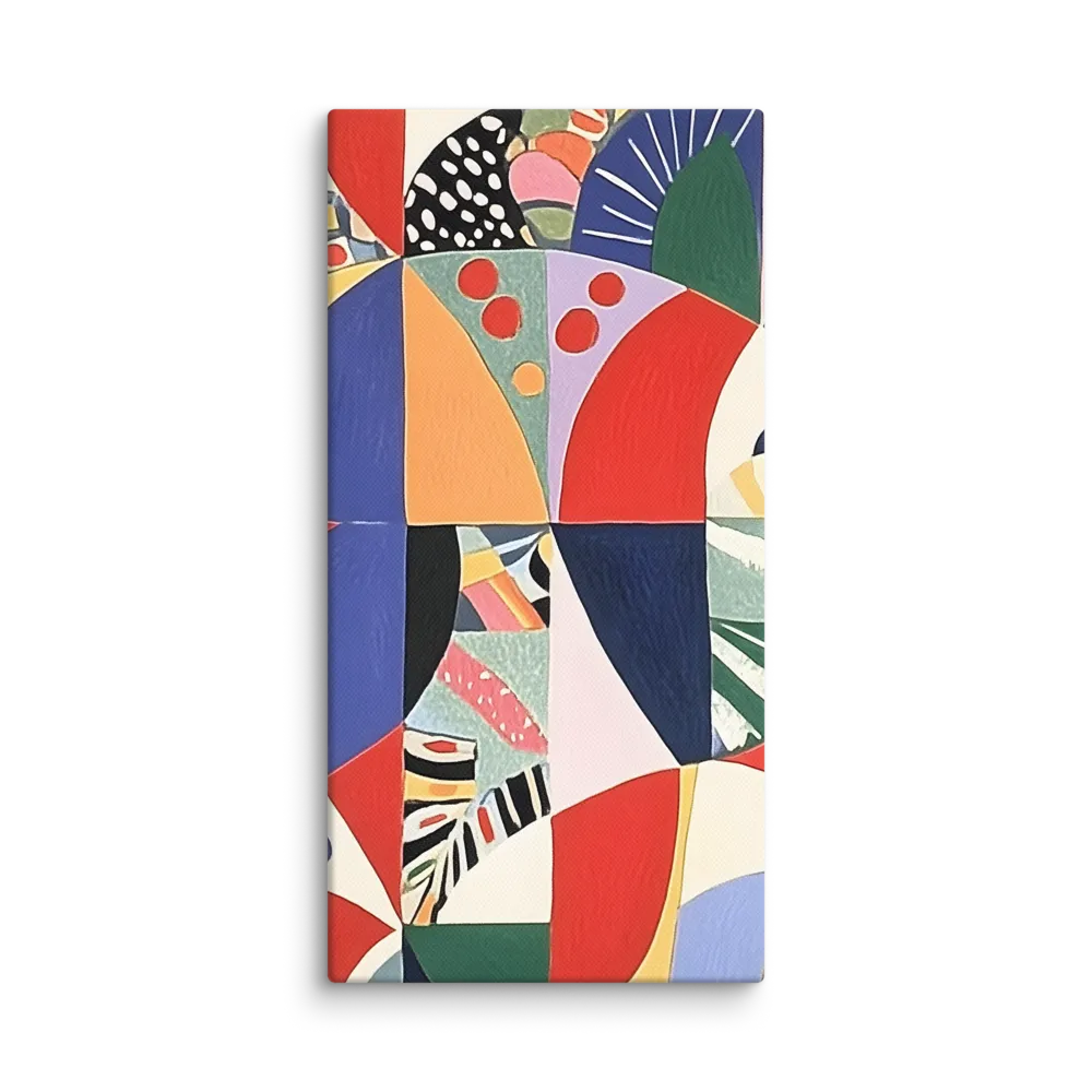 Dynamic Mosaic Symmetry | Canvas | 10″×20″