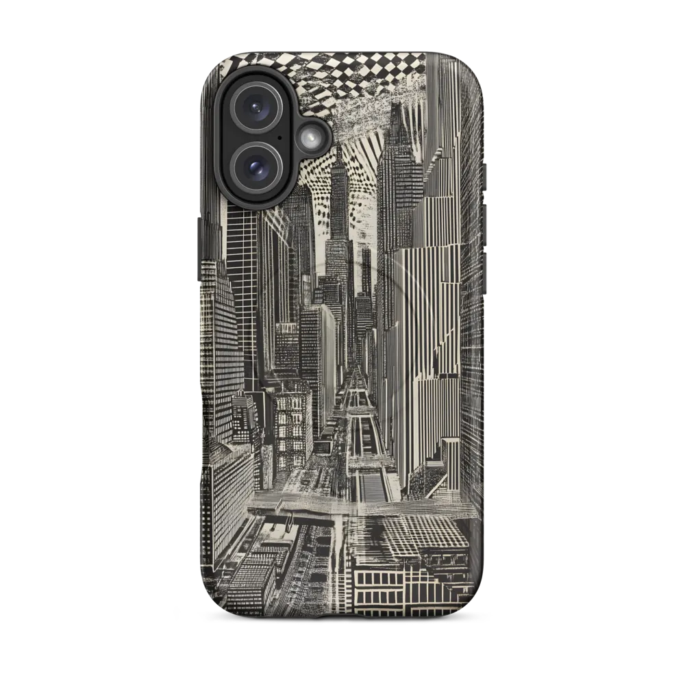 Urban Dreams: A Surreal Cityscape | Phone Case |  16 Plus | MagSafe® Tough Case | Matte