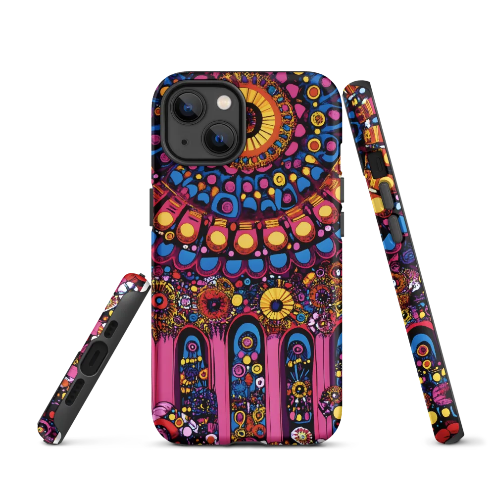 Whimsical Mandala Symphony | Phone Case |  13 | Tough Case | Matte