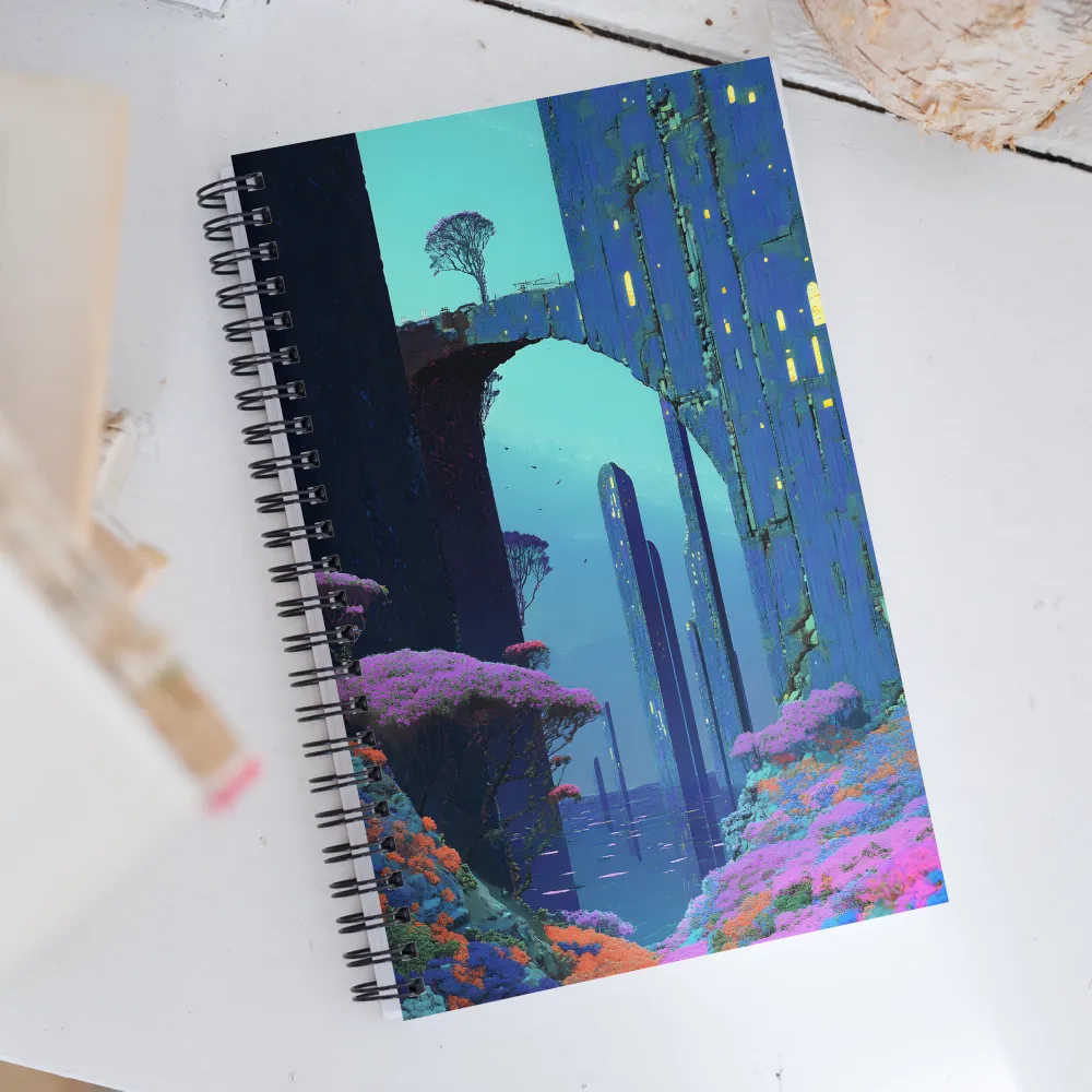 Elysian Urban Dreamscape | Spiral Notebook