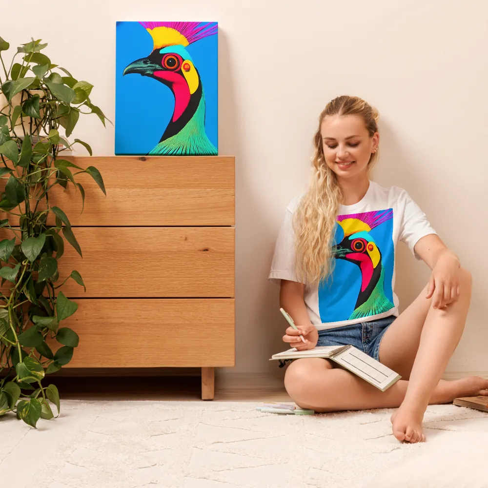 Whimsical Avian Portrait