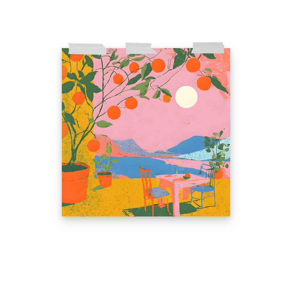 Citrus Terrace 
 Poster | 16″x 16″