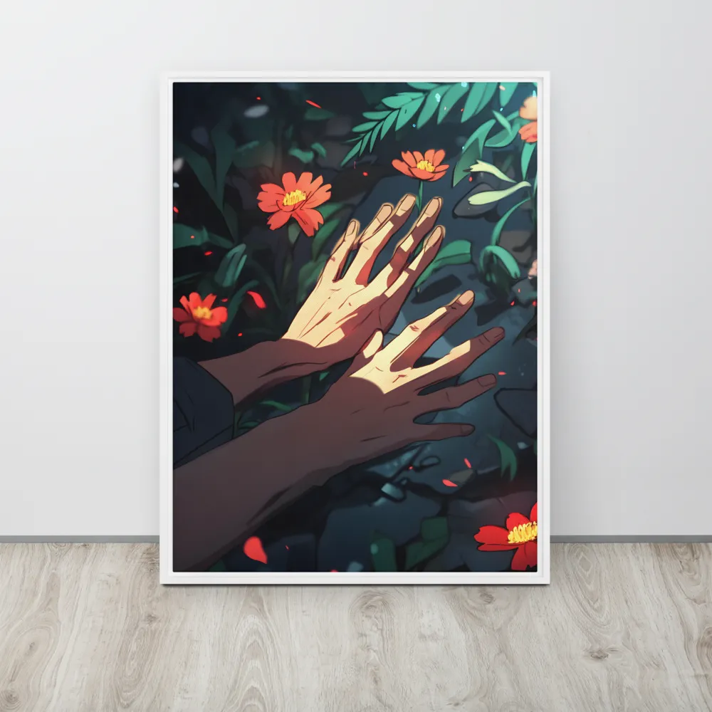 Whispers of Nature | Canvas with White Frame | 24″×32″