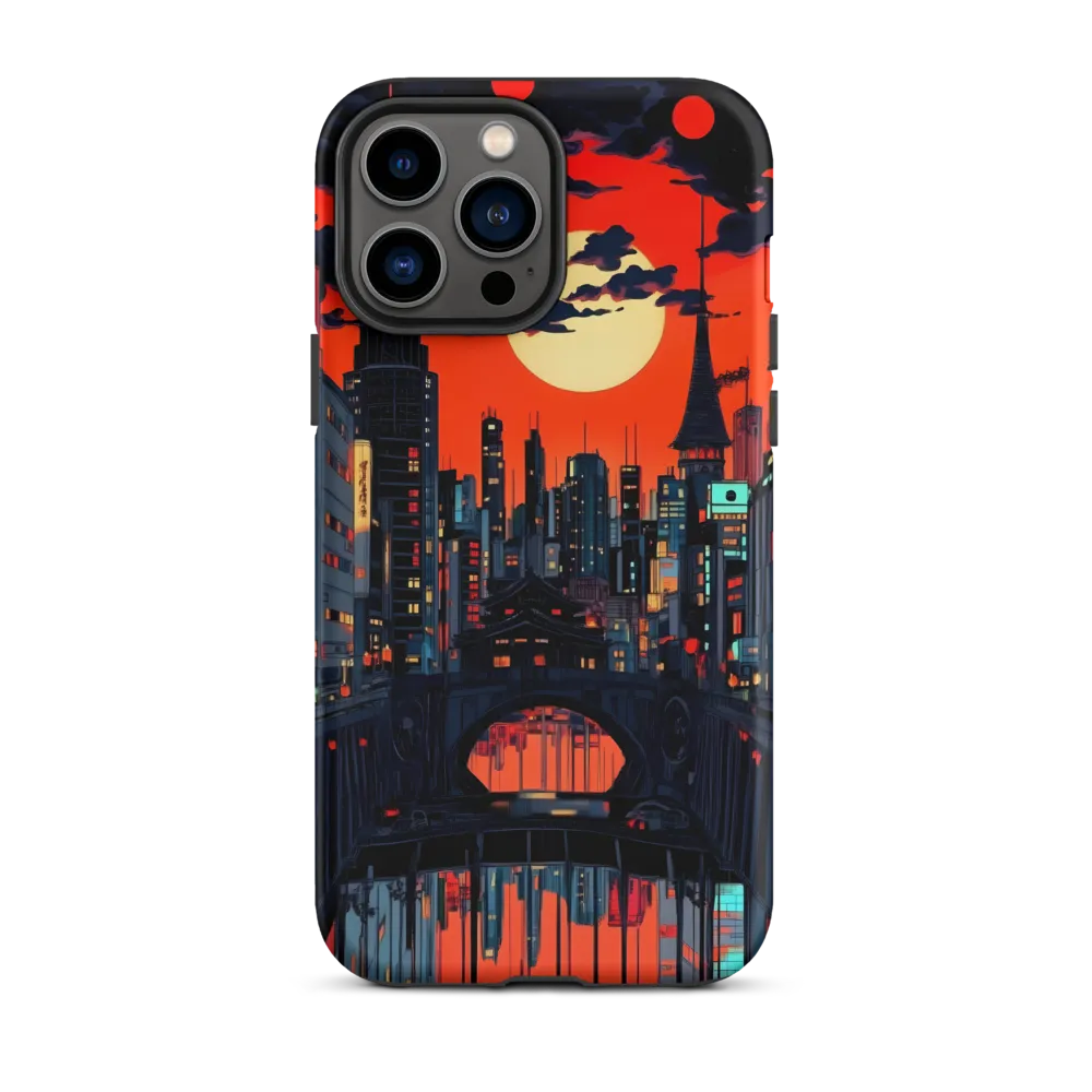 Nightfall in a Neon City