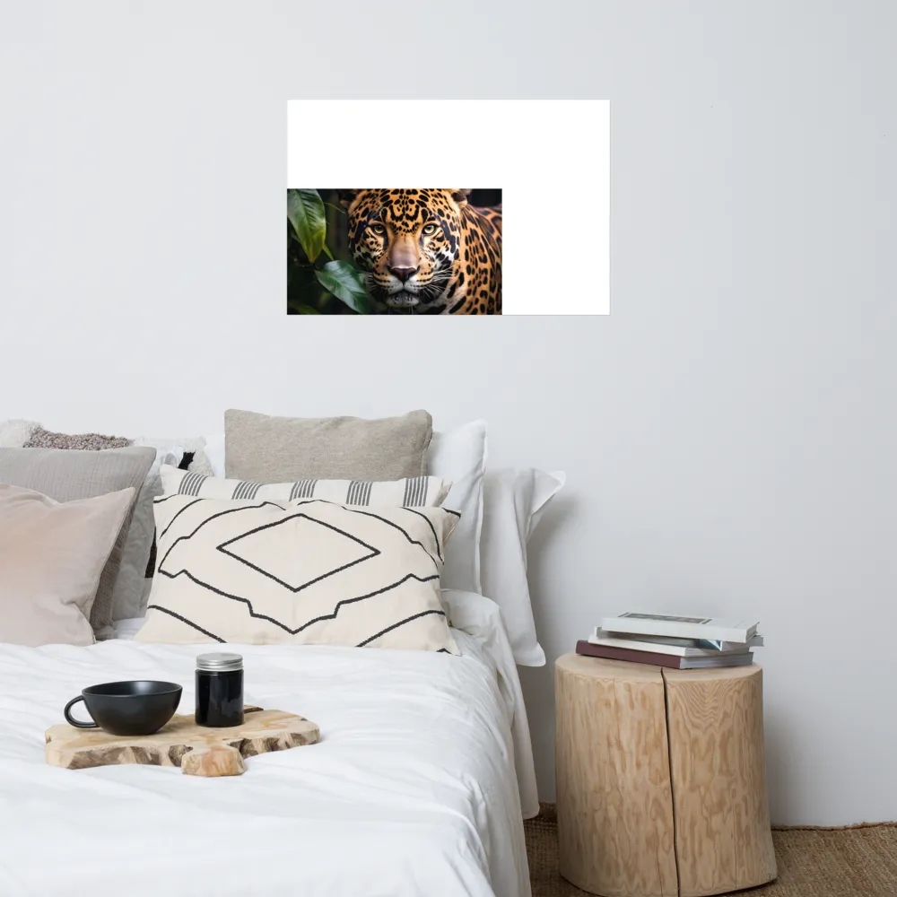 The Intensity of Nature: A Jaguar’s Gaze | Poster | 24″×36″