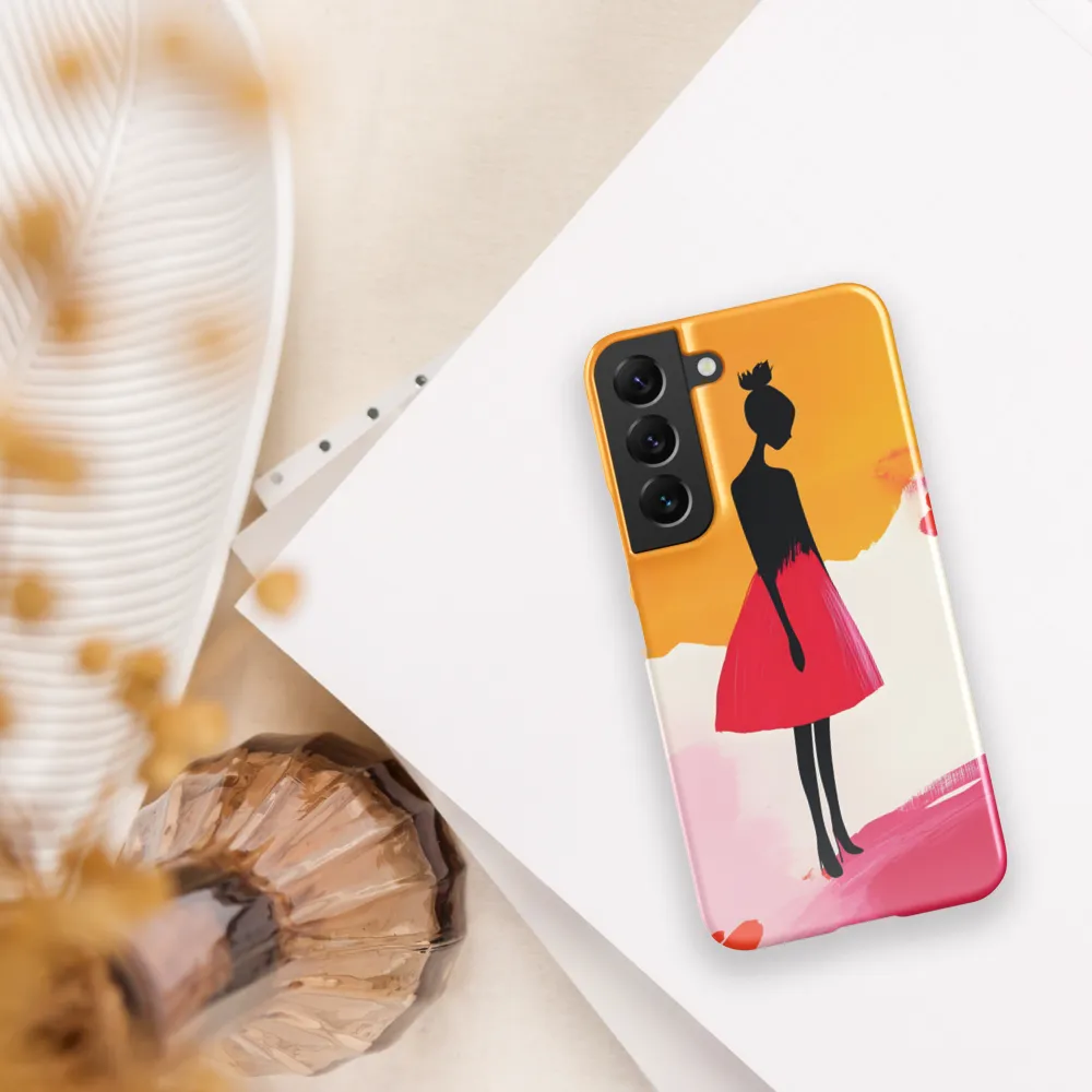 Silhouette Elegance | Phone Case |  S22 | Snap Case | Glossy