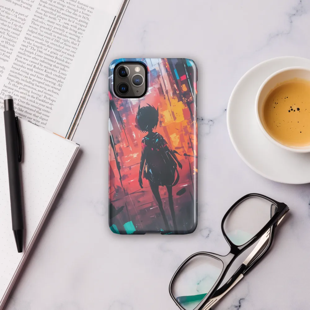 Silhouette in the Urban Abyss | Phone Case |  11 Pro Max | Snap Case | Glossy